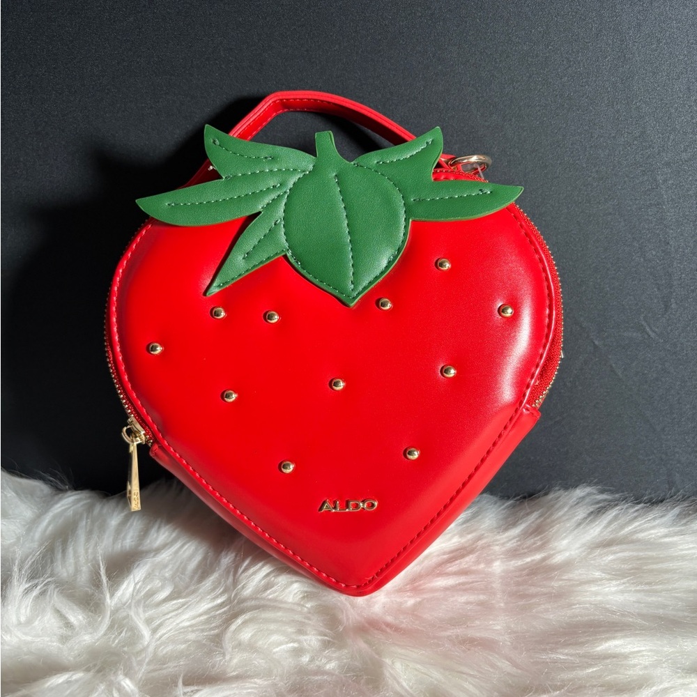 Aldo strawberry shaped handbag